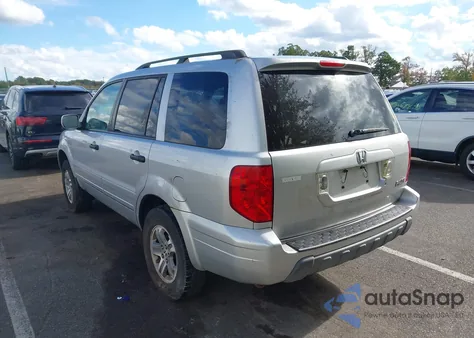 2005 Honda Pilot Ex-L from USA, damaged, VIN 2HKYF18745H565614